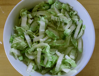 Chinakohl Salat