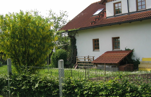 Hühnerstallgelände auf der Ostseite des Grundstücks