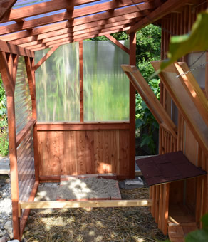 Hühner-Wintergarten