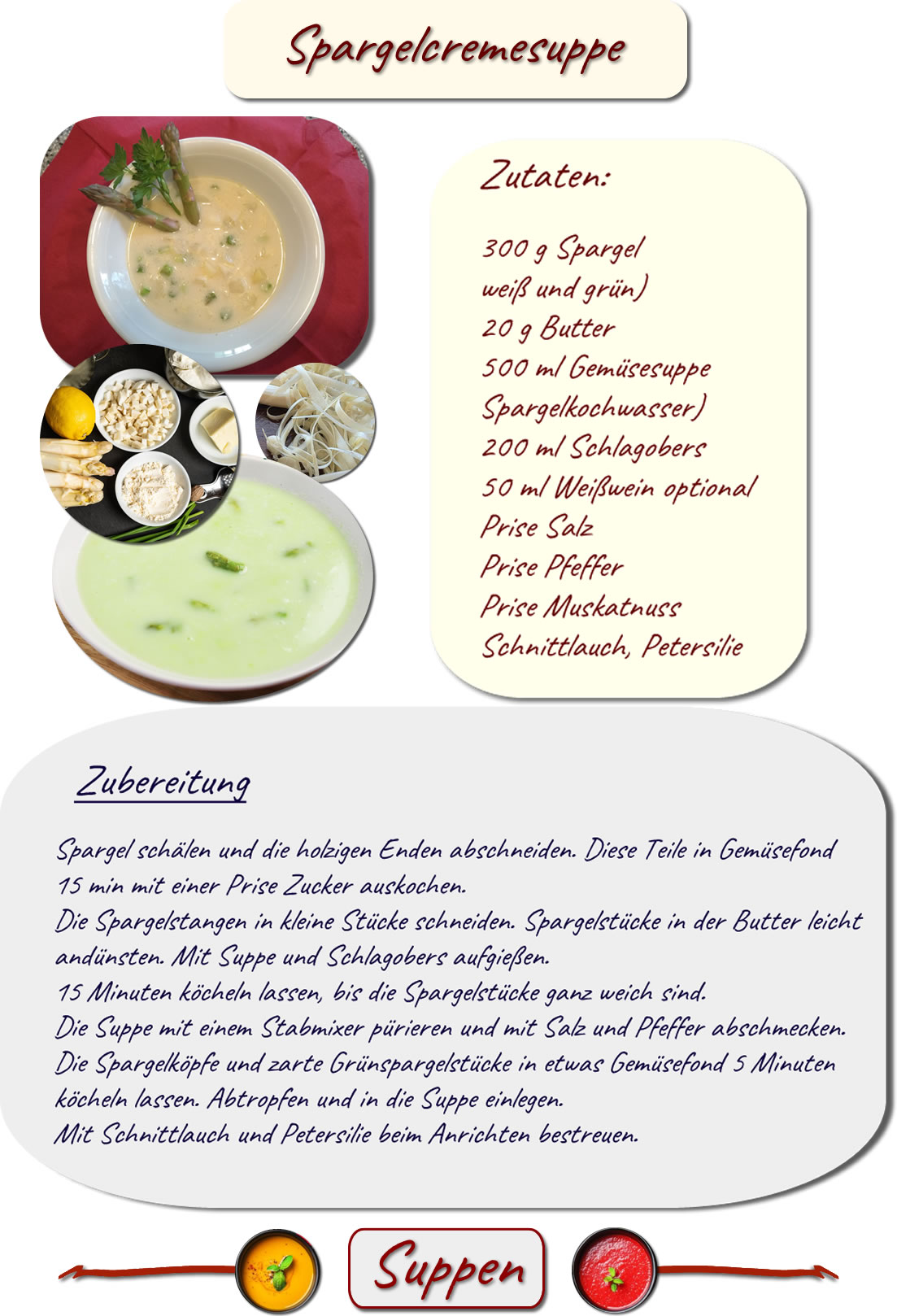 Spargelsuppe