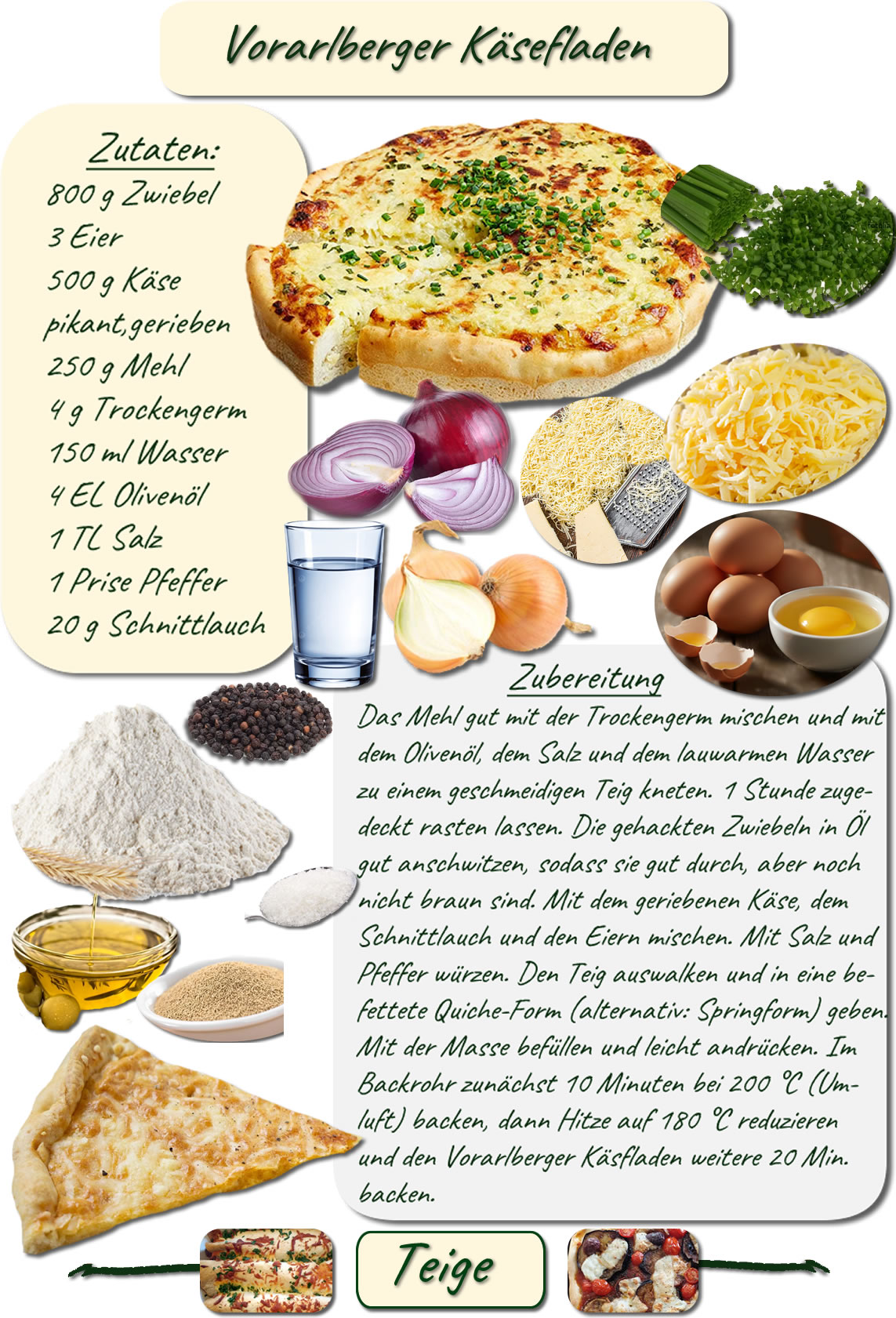 Vorarlberger Käsefladen