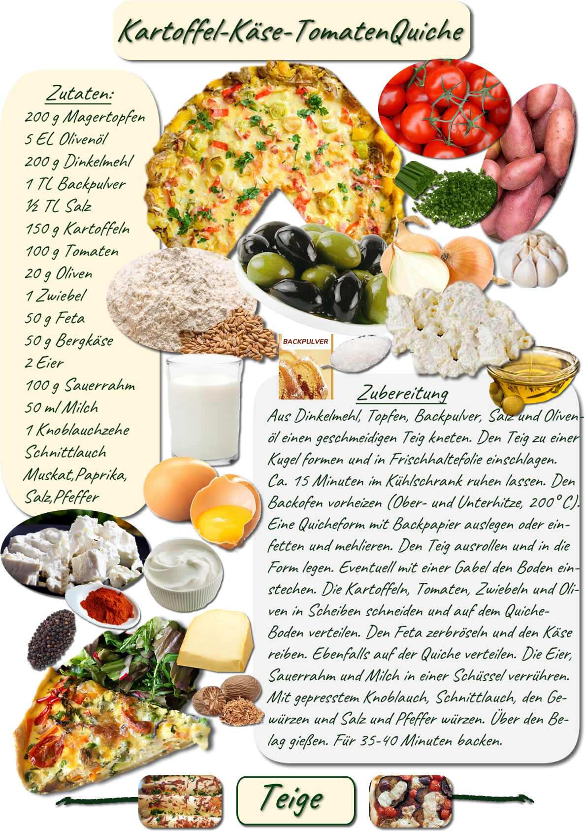 Kartoffelkäsequiche