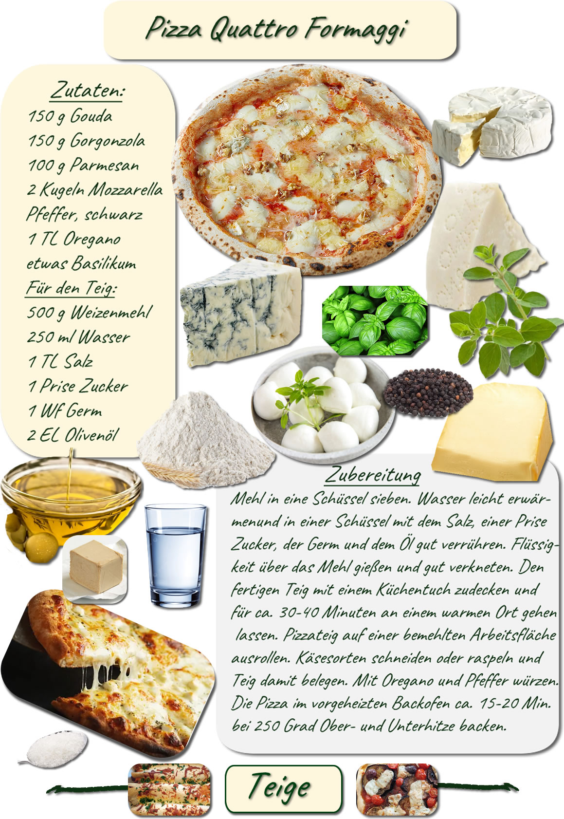 Pizza Quattro Formaggi