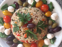 Couscous Salat, sommerlich