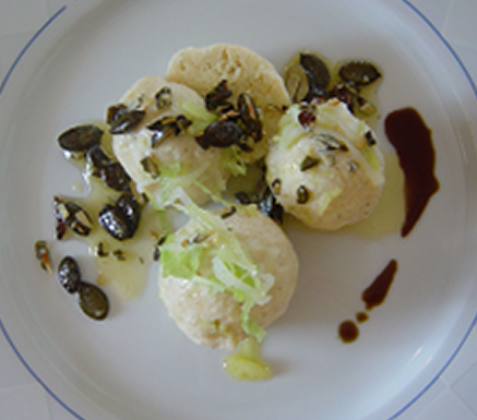 Lauchknödel