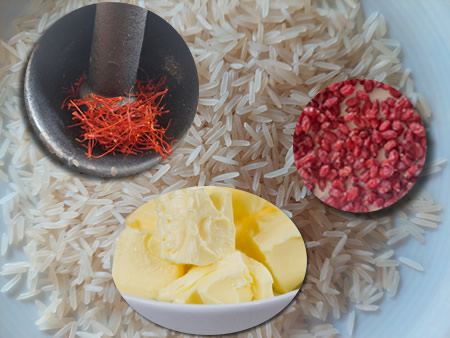 Zutaten Persischer Reis Zutaten Persischer Reis